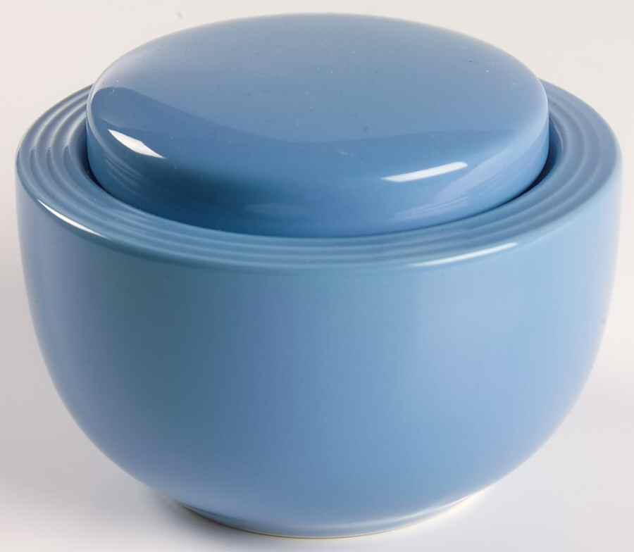 Bay Blue Sugar Bowl & Lid by Studio Nova-1