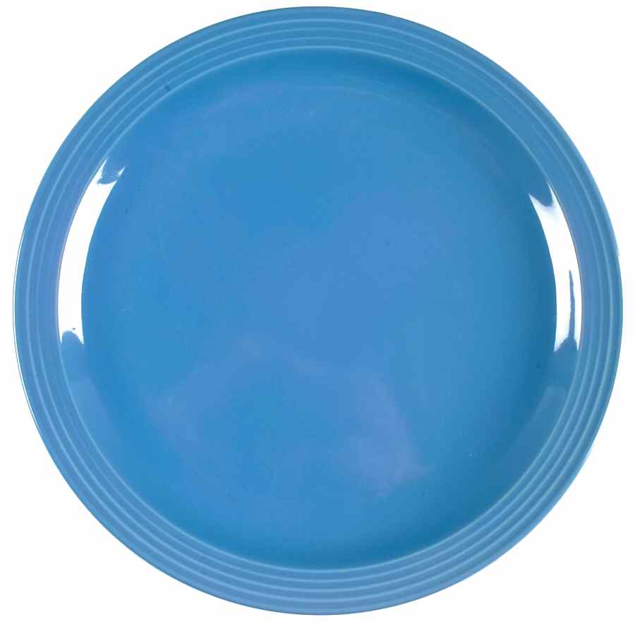Bay Blue 12" Chop Plate (Round Platter) by Studio Nova-1