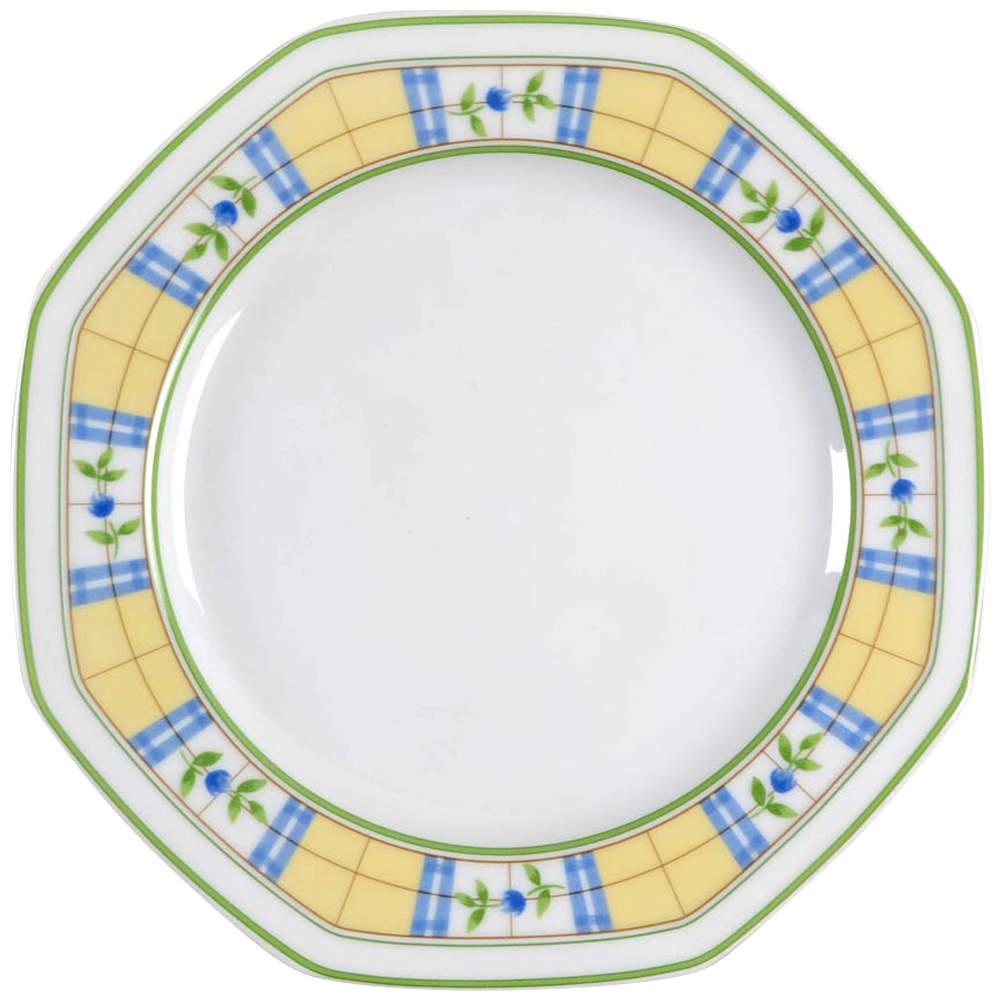 Gingham Blue Salad Plate by Studio Nova-1