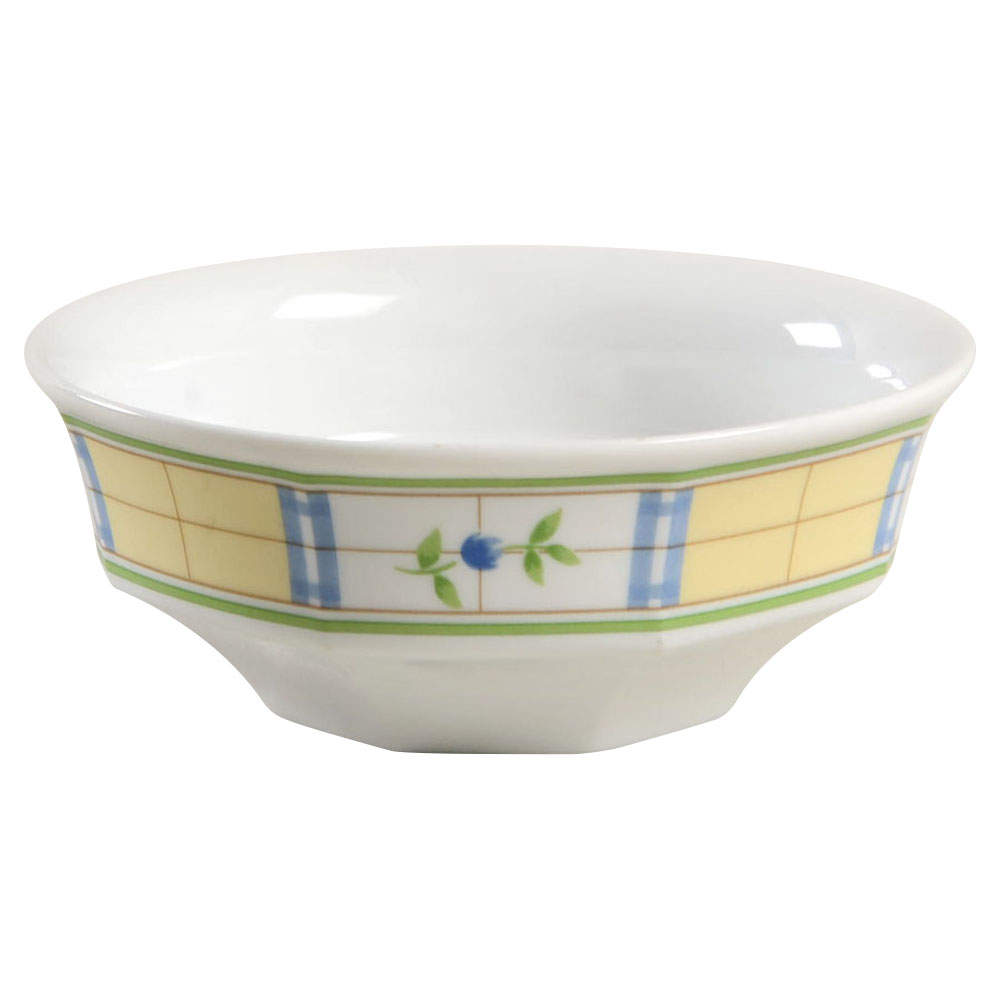 Gingham Blue Fruit/Dessert (Sauce) Bowl by Studio Nova-1