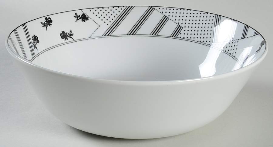 Evening Concerto 9" Round Vegetable Bowl by Studio Nova-1