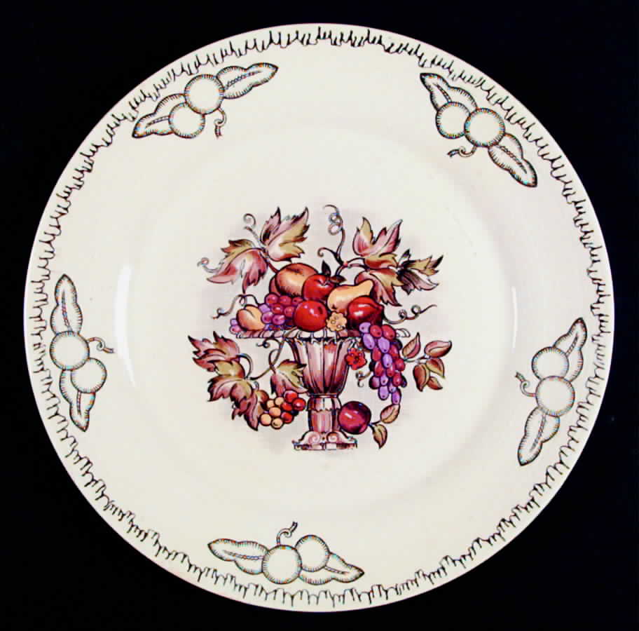 Della Robbia Dinner Plate by Sebring Pottery-1