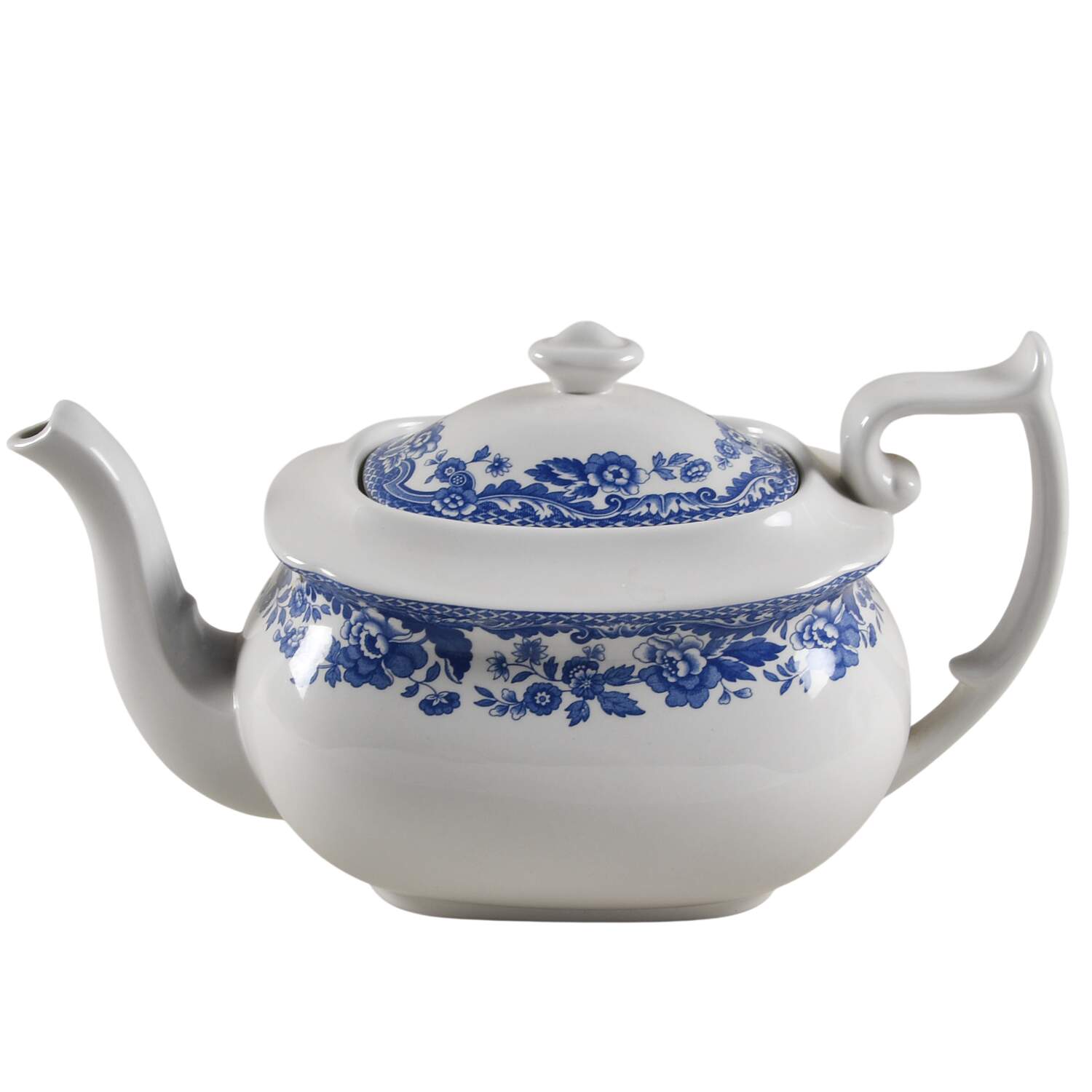 Delamere Blue Teapot & Lid by Spode-1