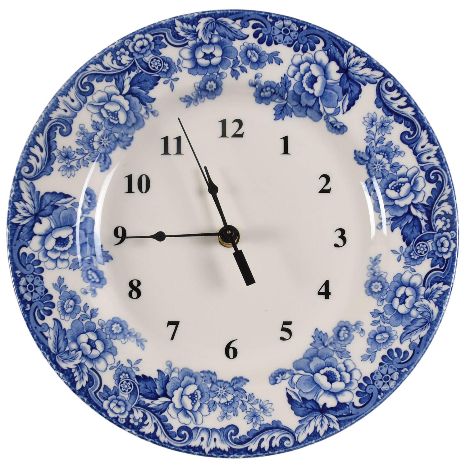 Delamere Blue 1-2" depth  Clock Plate HC by Spode-1