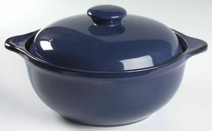 Cannes Blue 2 Qt Round Covered Casserole by Sabatier-1