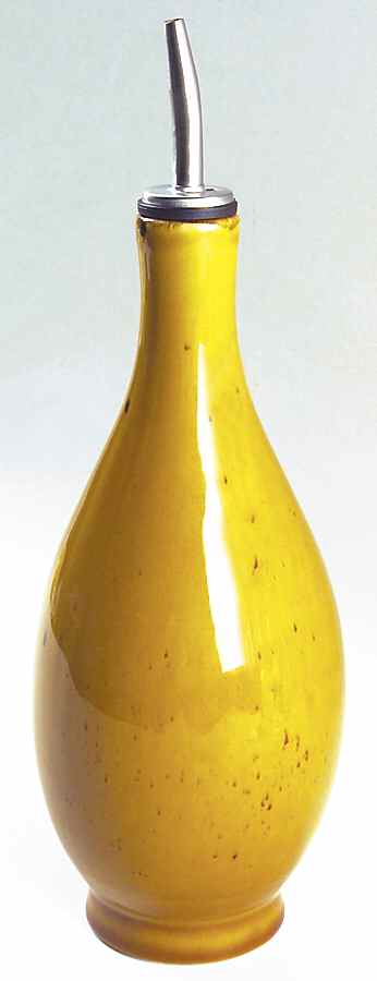 Cannes Gold Oil Jar & Drizzle Spout by Sabatier-1