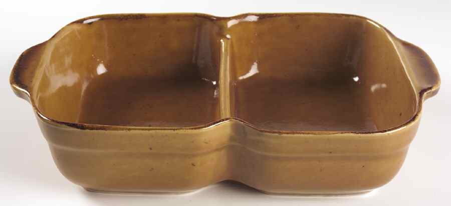 Cannes Gold 13" Rectangular Divided Baker by Sabatier-1