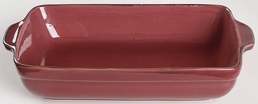 Cannes Burgundy 13"  Rectangular Baker by Sabatier-1