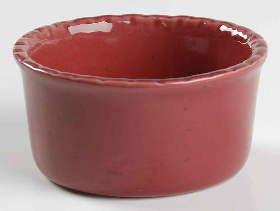 Cannes Burgundy Ramekin by Sabatier-1
