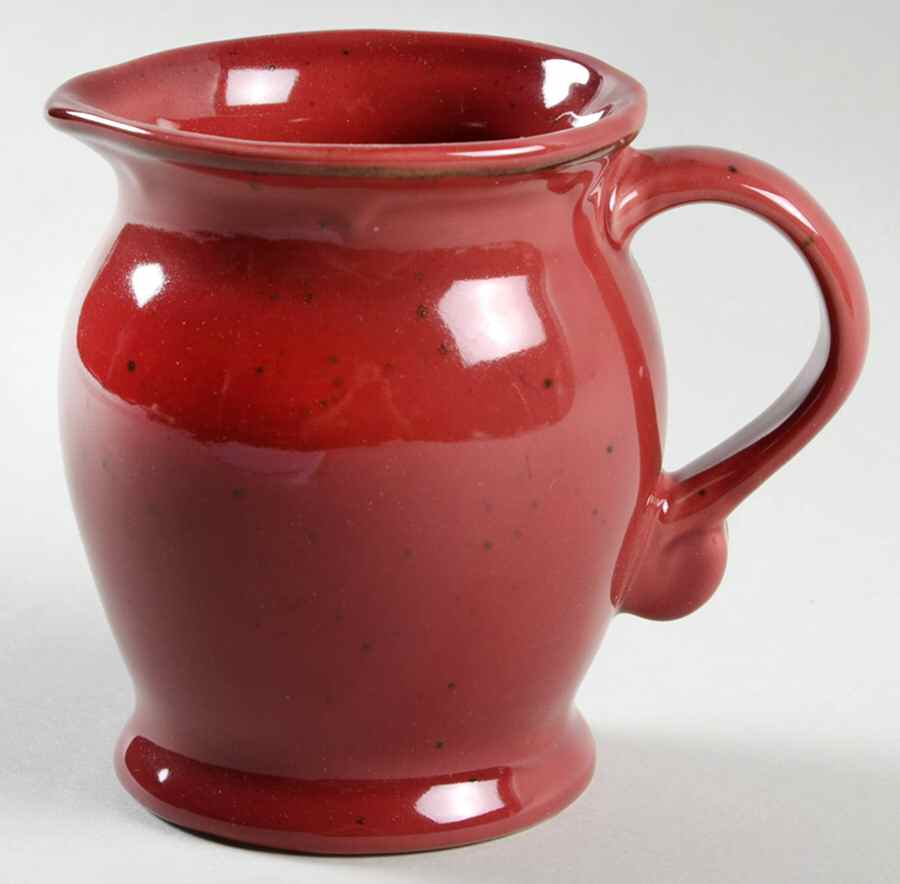 Cannes Burgundy Creamer by Sabatier-1