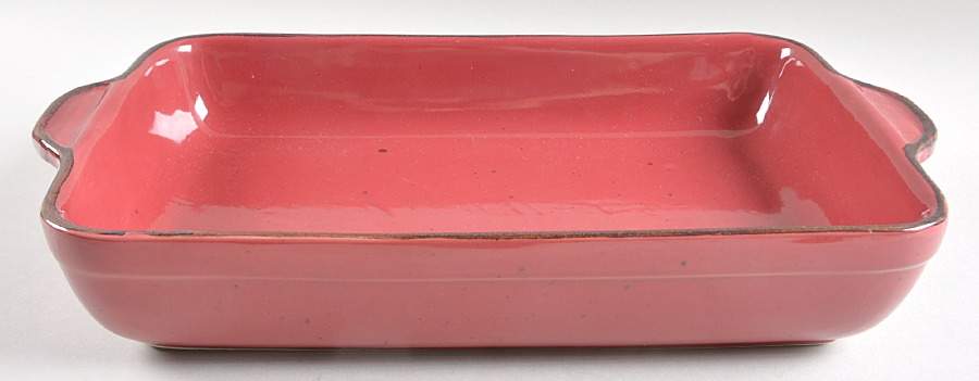 Cannes Burgundy 16" Rectangular Baker by Sabatier-1