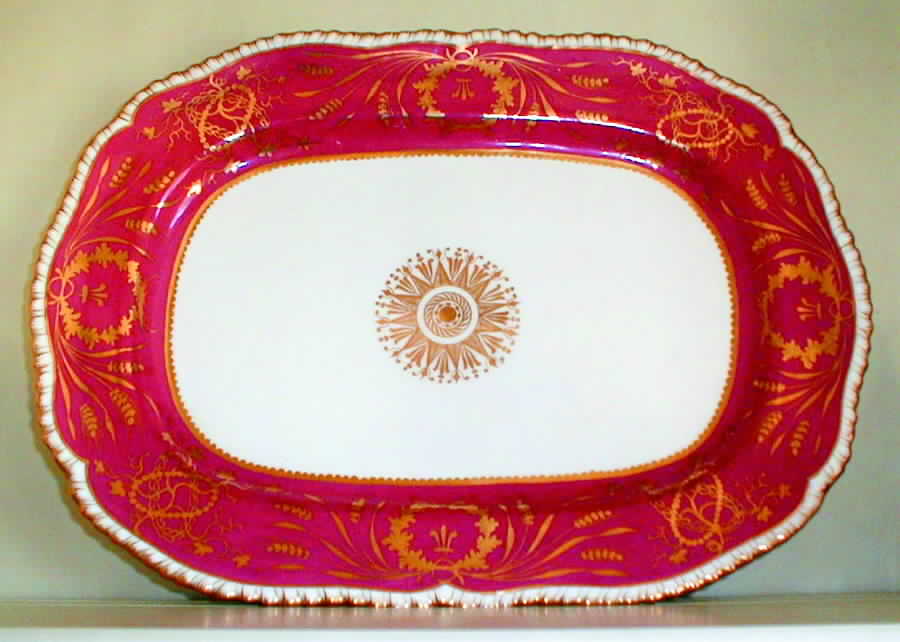 SP220 14" Oval Serving Platter by Spode-1