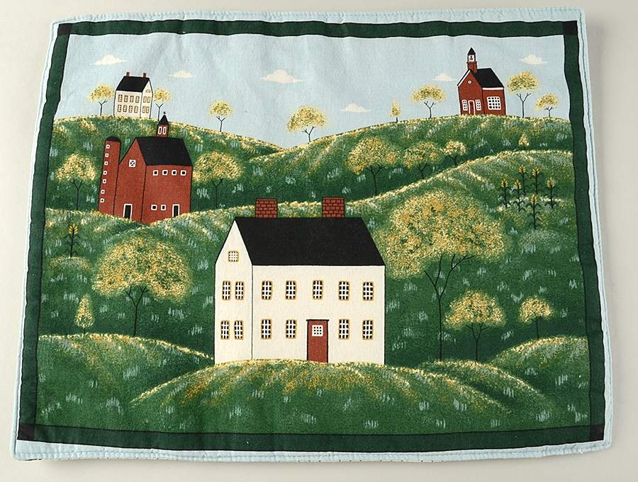 Country Life Cloth Placemat by Sakura-1