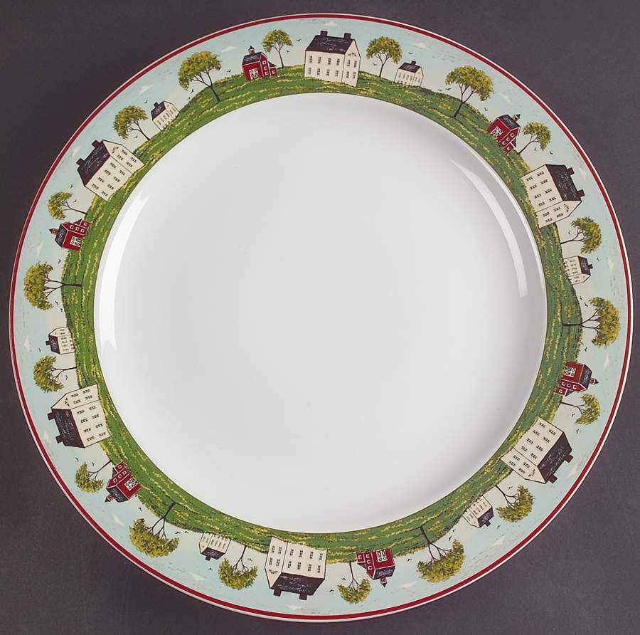 Country Life 12" Chop Plate (Round Platter) by Sakura-1