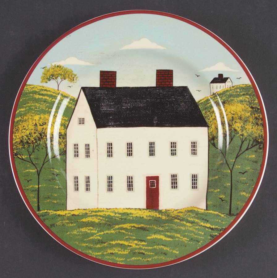 Country Life Salad Plate by Sakura-1