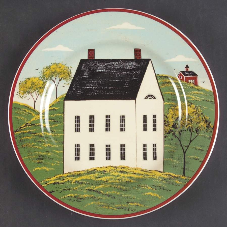 Country Life Salad Plate by Sakura-1