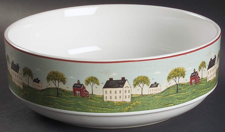 Country Life 9" Round Vegetable Bowl by Sakura-1