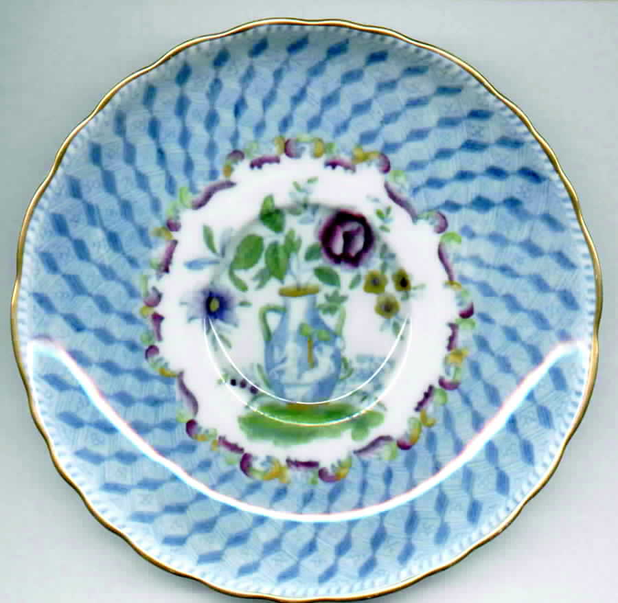 Portland Vase (Gold Trim, Scalloped) Saucer by Spode-1
