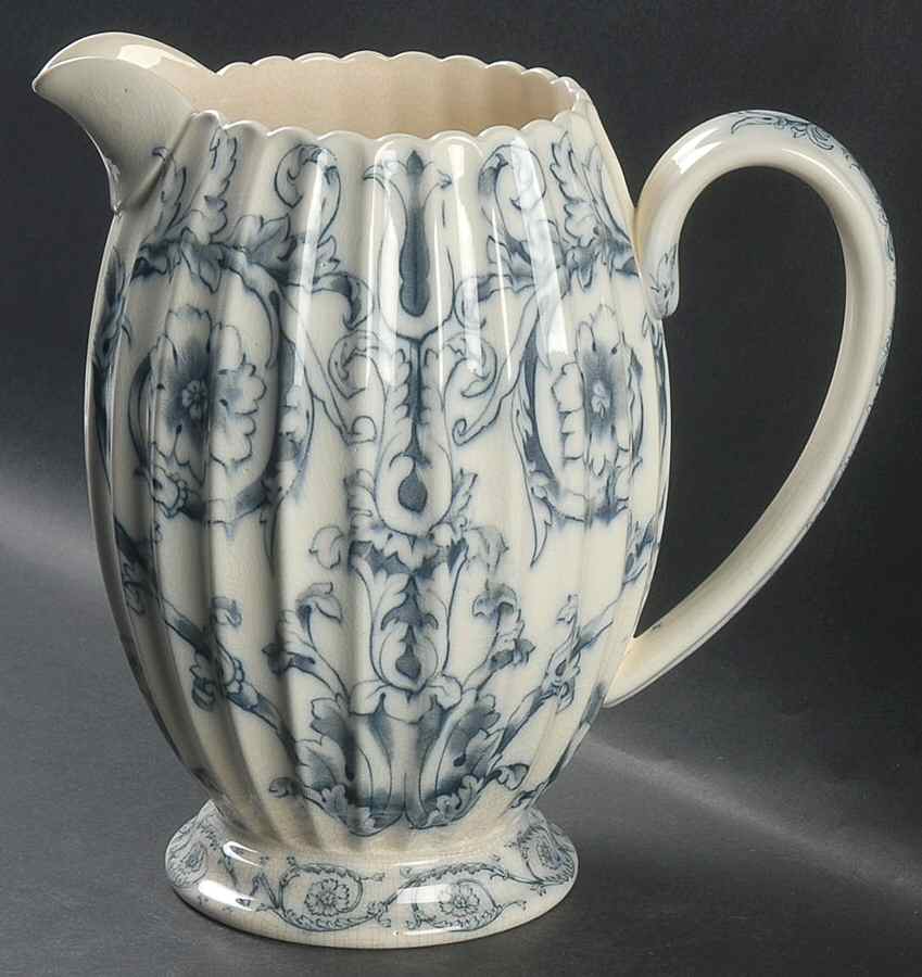 Rome Blue Gray 80 Oz Pitcher by Spode-1