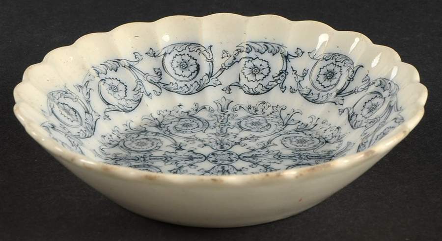 Rome Blue Gray Fruit/Dessert (Sauce) Bowl by Spode-1