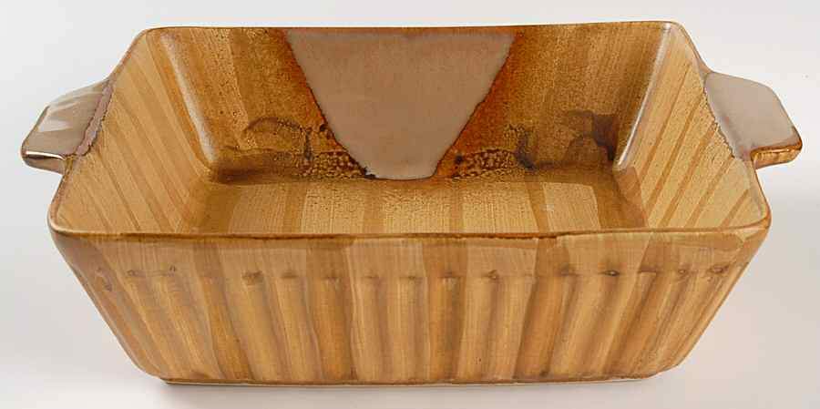 Splash Brown 9" Square Baker by Sango-1