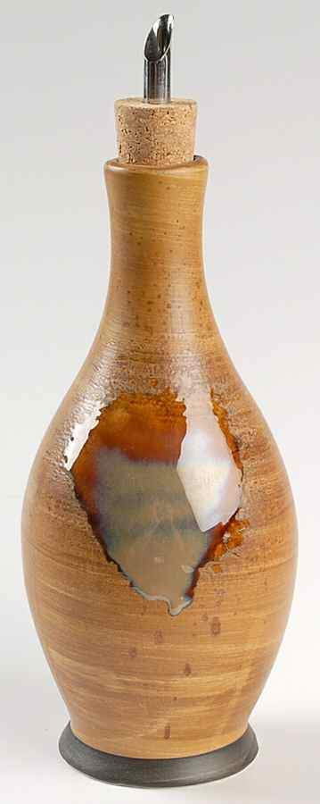 Splash Brown Oil Jar & Drizzle Spout by Sango-1