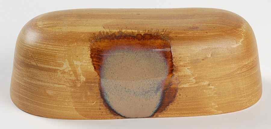Splash Brown Lid for 1/4 Lb Butter by Sango-1