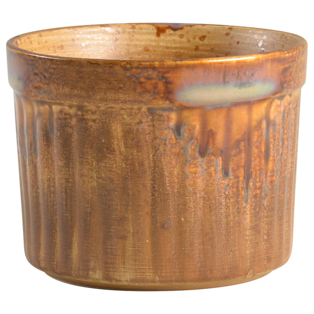 Splash Brown Ramekin by Sango-1