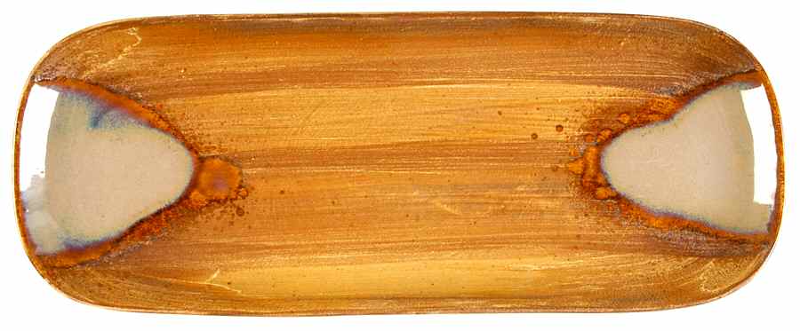 Splash Brown Dipping Tray for Dipping Set by Sango-1