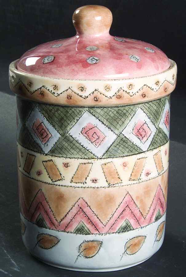 Coffee Shoppe Medium Canister & Lid by Sango-1