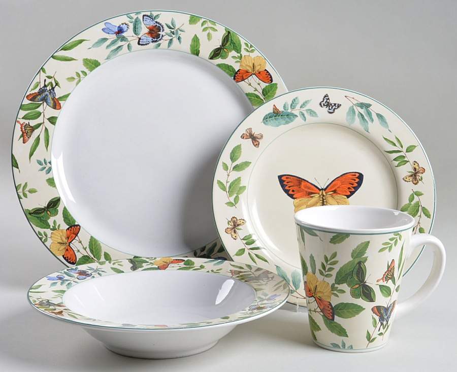 Butterflies 4 Piece Place Setting by Sakura-1