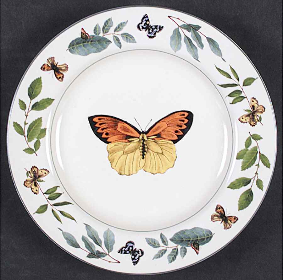Butterflies Salad Plate by Sakura-1