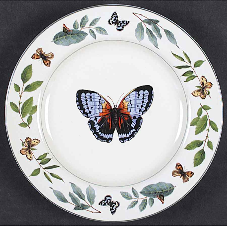 Butterflies Salad Plate by Sakura-1