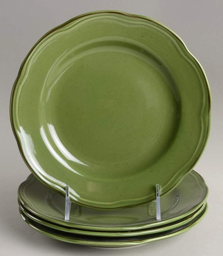 Cannes Green Salad Plate - Set of 4 by Sabatier-1
