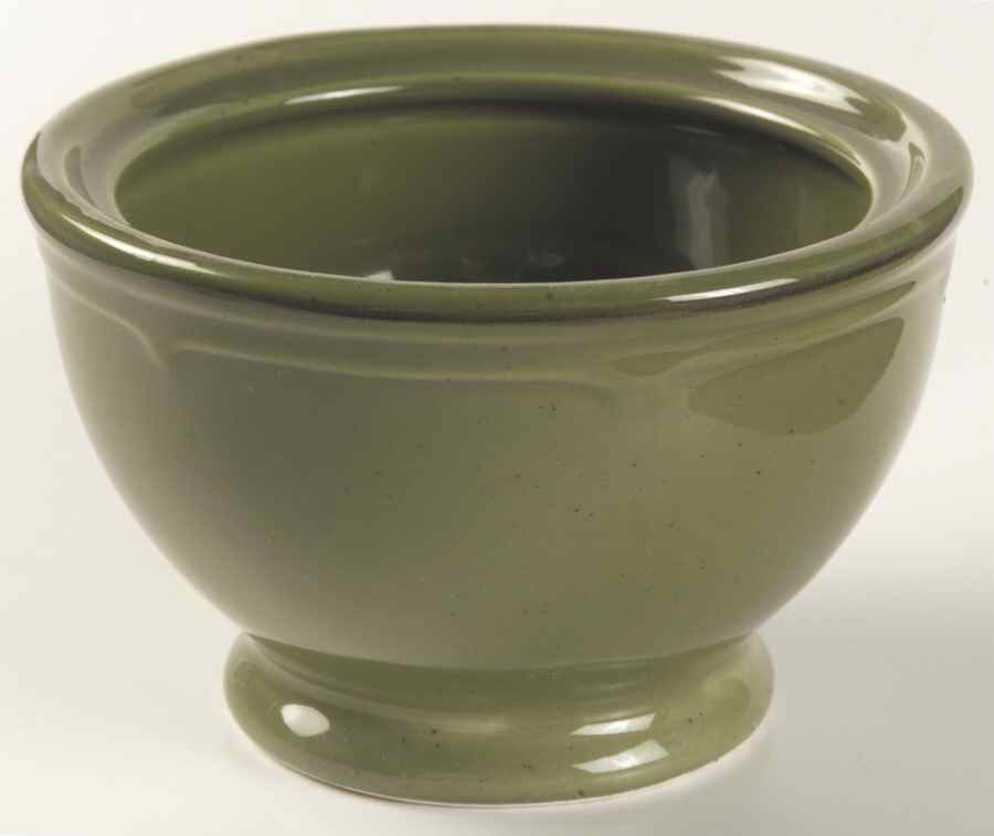 Cannes Green Sugar Bowl No Lid by Sabatier-1