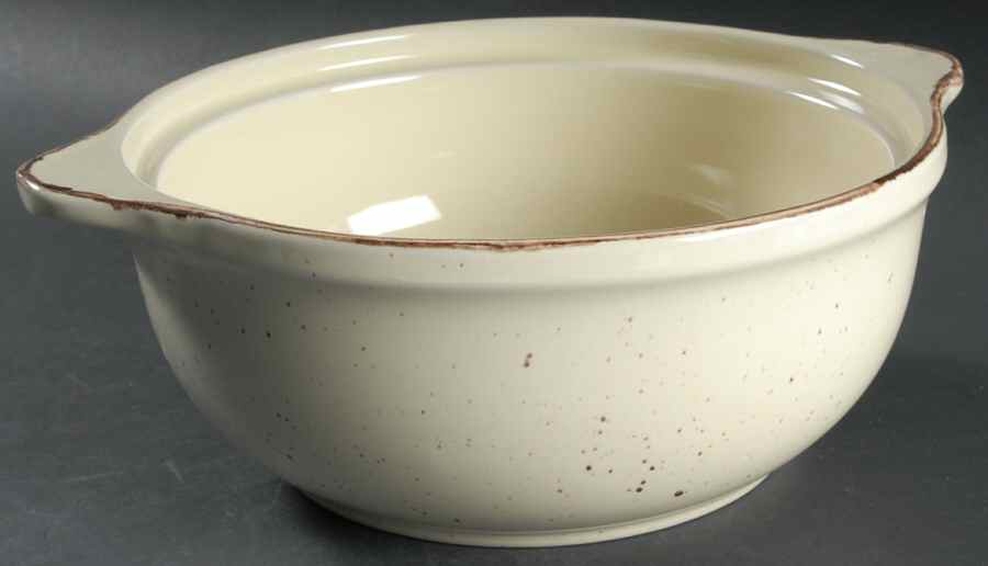Cannes Ivory 2 Qt Round Covered Casserole No Lid by Sabatier-1