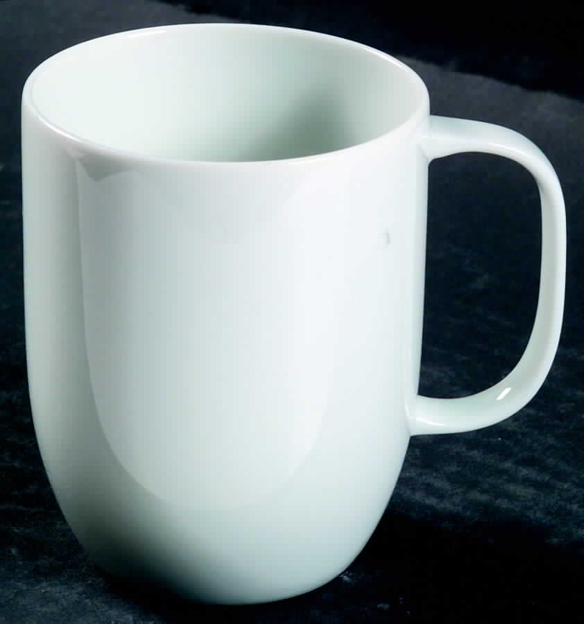 Luna Ocean (White W Light Blue Tint) Mug by Swid Powell-1