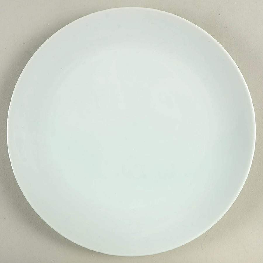Luna Ocean (White W Light Blue Tint) Dinner Plate by Swid Powell-1