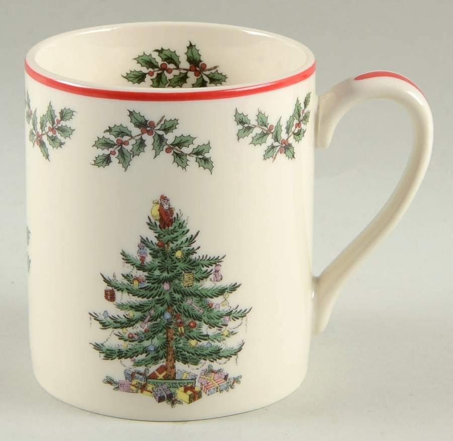 Christmas Tree Red Trim Mug by Spode-1