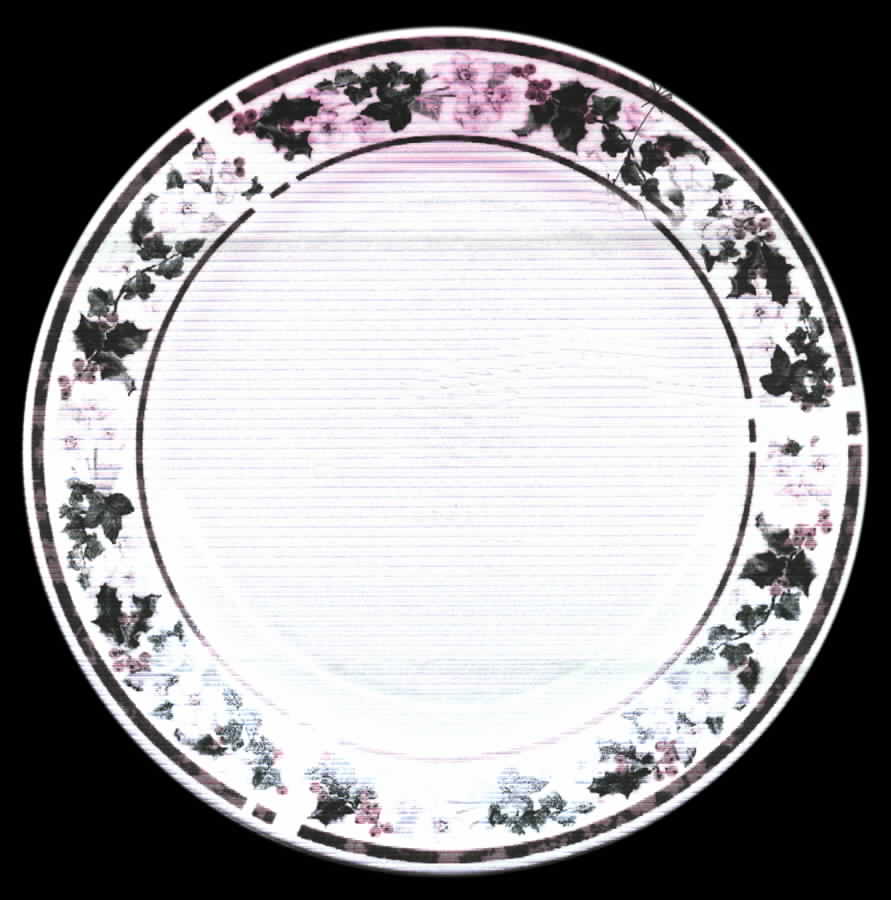 Holly Salad Plate by Sakura-1