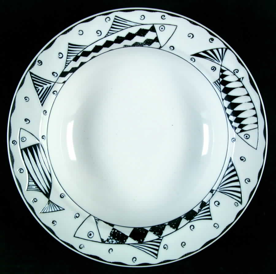 Oceana 9" Round Vegetable Bowl by Sakura-1