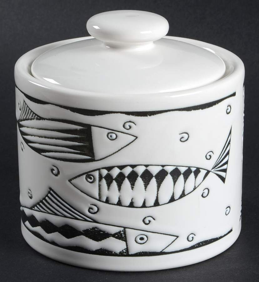 Oceana Sugar Bowl & Lid by Sakura-1