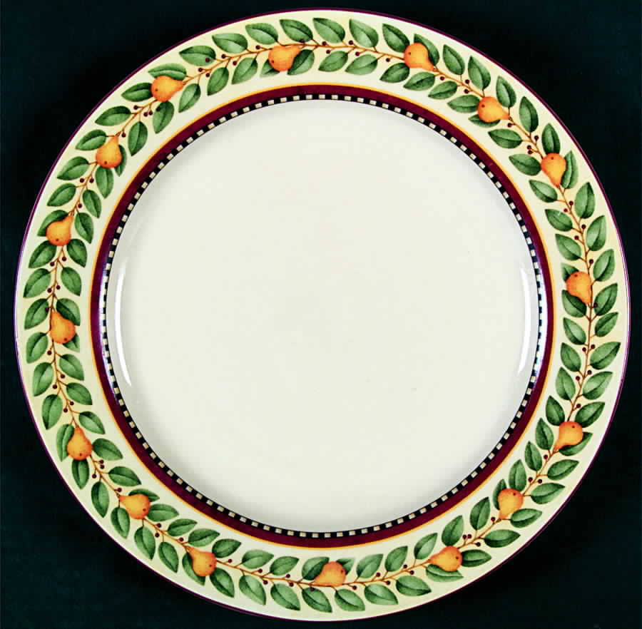 Twelve Days of Christmas (Cream Back) Dinner Plate by Sakura-1