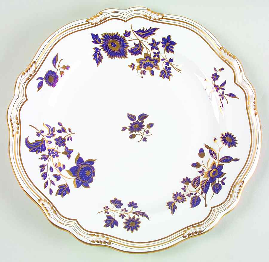 Pennington Gold 12" Chop Plate (Round Platter) by Spode-1