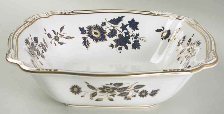 Pennington Gold Square Salad Serving Bowl by Spode-1