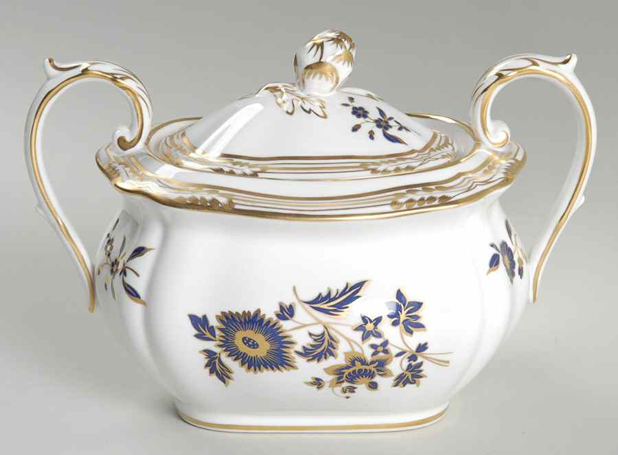 Pennington Gold Sugar Bowl & Lid by Spode-1