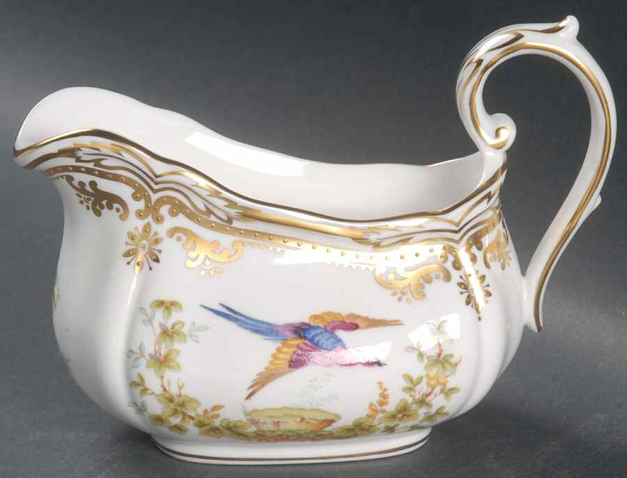 Chelsea Bird (Raised Gold Dots) Creamer by Spode-1