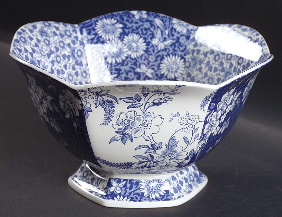 Penny Lane Honeywall Footed Hexagonal Bowl by Spode-1