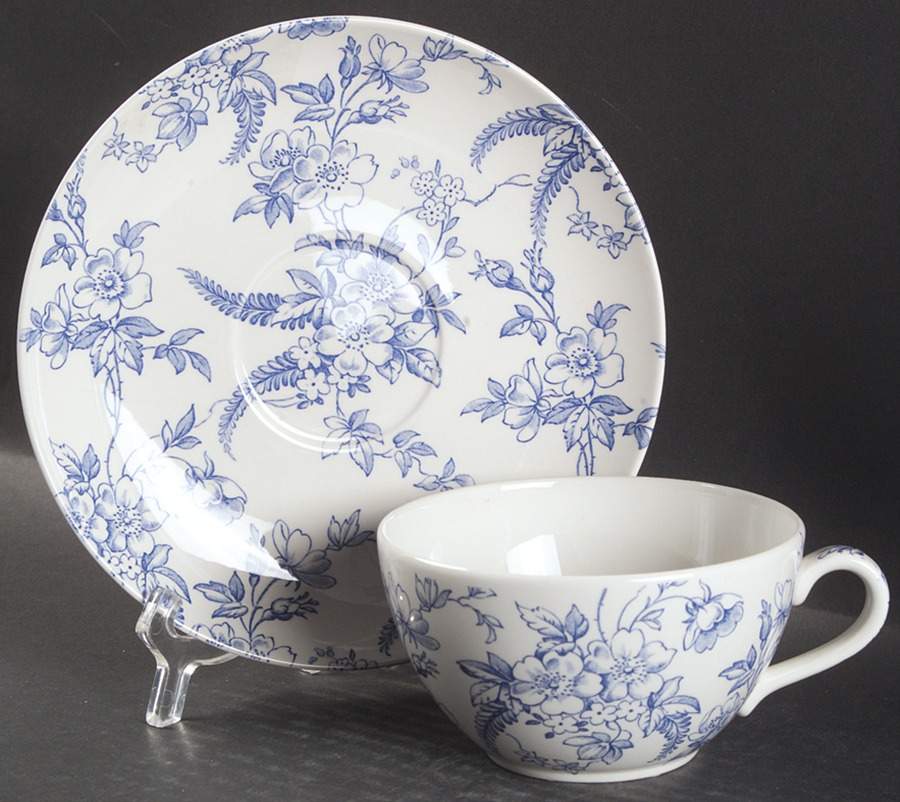 Penny Lane Honeywall Cappuccino Cup & Saucer Set by Spode-1