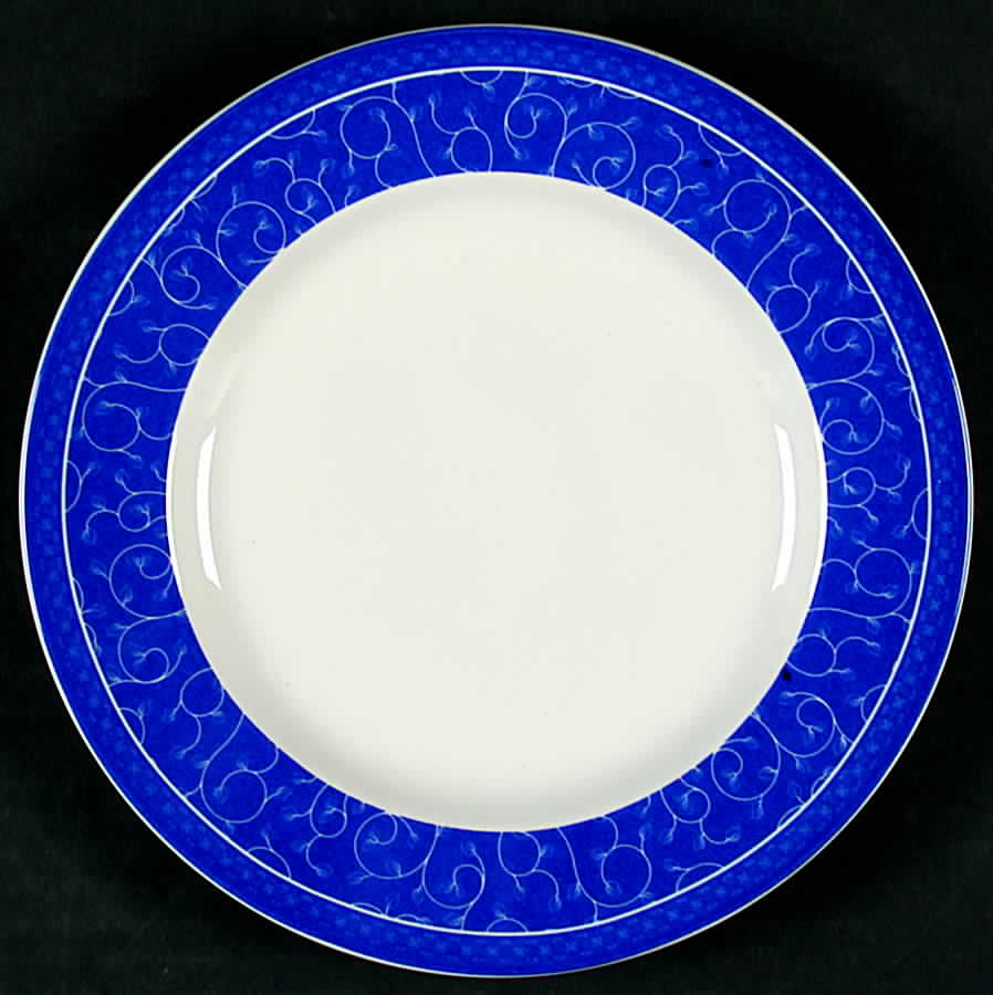 Penny Lane Leaf Band Salad Plate by Spode-1